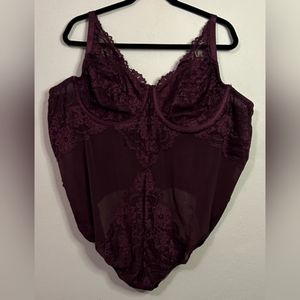 Torrid Plum Lace sz 4 Bodysuit
